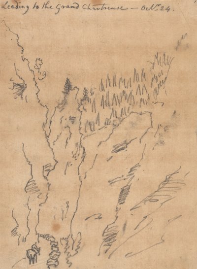 Leading to the Grand Chartreuse, October 24 by John Robert Cozens